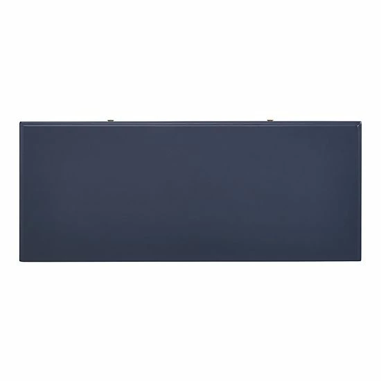 Linon Gold Finish 2-Drawer Desk 4 Linon Gold Finish 2-Drawer Desk - Image 4