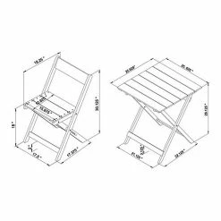 Linon Rockport Square Patio Table & Chair 3-piece Set 11 Linon Rockport Square Patio Table & Chair 3-piece Set -Linon Sales Store unnamed file 1031