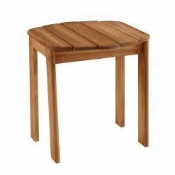 Linon Adirondack Indoor / Outdoor Patio End Table Brown