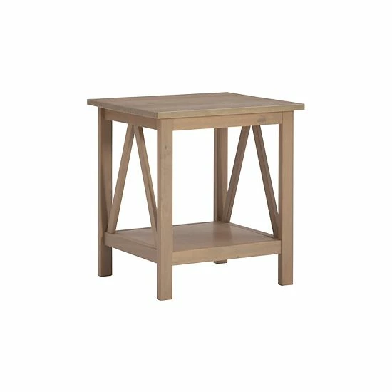 Linon Titian End Table Brown 6 Linon Titian End Table Brown - Image 6
