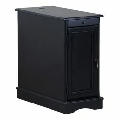 Linon Butler Charging Station End Table Blue -Linon Sales Store unnamed file 1104