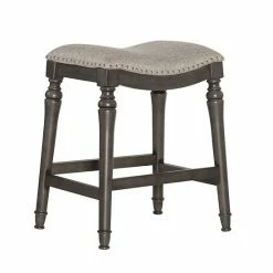 Linon Hayes Counter Stool Brown Gray -Linon Sales Store unnamed file 1142