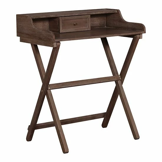 Linon Coy Folding Desk Natural 7 Linon Coy Folding Desk Natural - Image 7