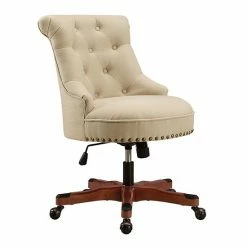 Linon Sinclair Desk Chair Blue
