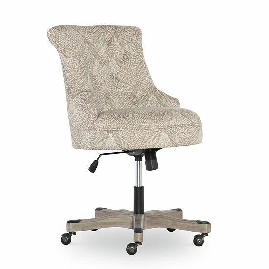 Linon Sinclair Desk Chair Blue 9 Linon Sinclair Desk Chair Blue - Image 9