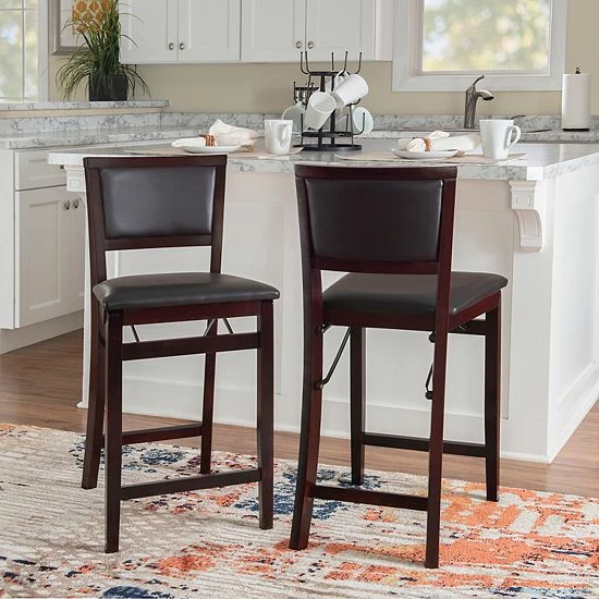 Linon Triena Folding Counter Stool 2 Linon Triena Folding Counter Stool - Image 2
