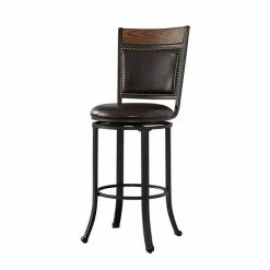 Linon Franklin Swivel Bar Stool Pewter 12 Linon Franklin Swivel Bar Stool Pewter -Linon Sales Store unnamed file 1210