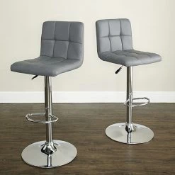 Linon Clayton Barstool Gray -Linon Sales Store unnamed file 1217