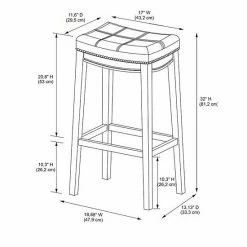 Linon Claridge Bar Stool White 25 Linon Claridge Bar Stool White -Linon Sales Store unnamed file 122