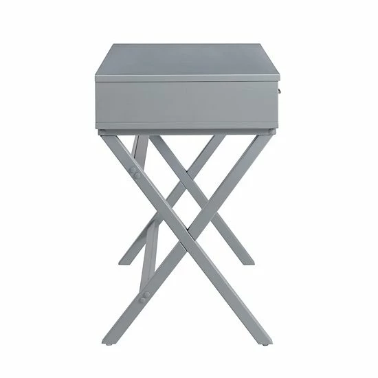 Linon Penney 2-Drawer Desk White 4 Linon Penney 2-Drawer Desk White - Image 4