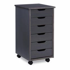 Linon Cary 6-Drawer Rolling Storage Cart White Wash 16 Linon Cary 6-Drawer Rolling Storage Cart White Wash -Linon Sales Store unnamed file 13