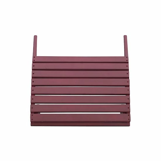 Linon Adirondack Indoor / Outdoor Patio Ottoman White 7 Linon Adirondack Indoor / Outdoor Patio Ottoman White - Image 7