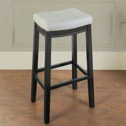 Linon Claridge Bar Stool White 34 Linon Claridge Bar Stool White -Linon Sales Store unnamed file 131