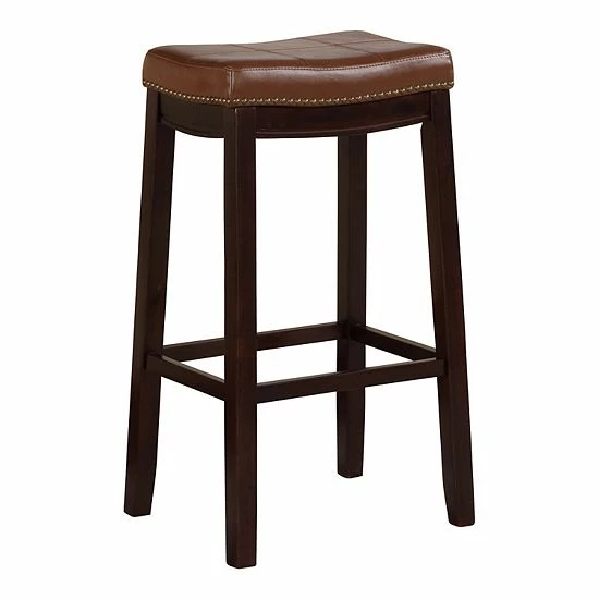 Linon Claridge Bar Stool White 18 Linon Claridge Bar Stool White - Image 18