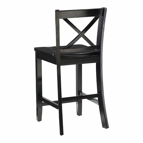 Linon X-Back Counter Stool 3 Linon X-Back Counter Stool - Image 3