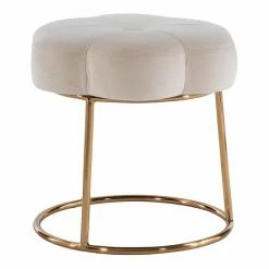 Linon Seraphina Accent Vanity Stool White 19 Linon Seraphina Accent Vanity Stool White -Linon Sales Store unnamed file 1412