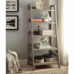 Alternative view of Linon Tracey Ladder Bookshelf