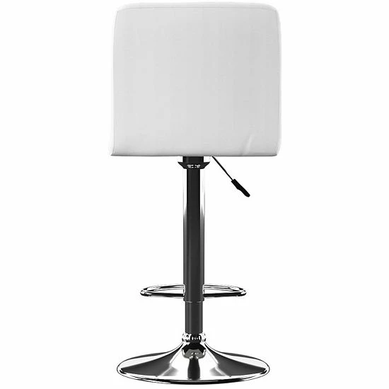 Linon Quilted Adjustable Bar Chair Black 6 Linon Quilted Adjustable Bar Chair Black - Image 6