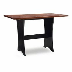 Linon Parkside Antique Nook Dining Table 3-Piece Set Graywash White -Linon Sales Store unnamed file 1448