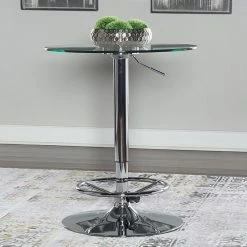 Linon Jenna Adjustable Pub Table & Stool 3-piece Set White Chrome 17 Linon Jenna Adjustable Pub Table & Stool 3-piece Set White Chrome -Linon Sales Store unnamed file 1461