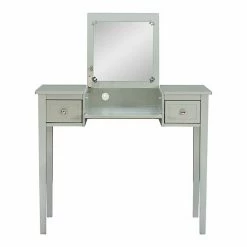 Linon Silver Butterfly Vanity And Stool -Linon Sales Store unnamed file 1501