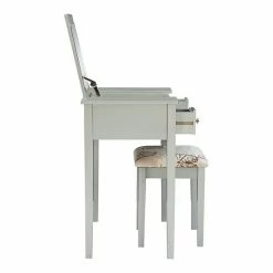 Linon Silver Butterfly Vanity And Stool -Linon Sales Store unnamed file 1503