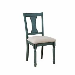 Linon Willow Dining Chair 2-piece Set Vanilla White