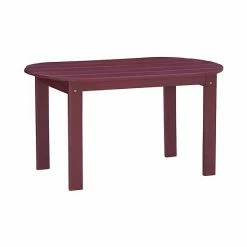 Linon Adirondack Indoor / Outdoor Patio Coffee Table Red -Linon Sales Store unnamed file 1574