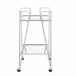 Linon Mid-Century Modern Bar Cart Chrome 11 Linon Mid-Century Modern Bar Cart Chrome -Linon Sales Store unnamed file 1585