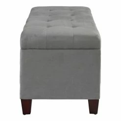 Linon Carmen Shoe Storage Ottoman Gray 9 Linon Carmen Shoe Storage Ottoman Gray -Linon Sales Store unnamed file 1650