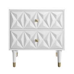 Linon Geometric Texture Nightstand End Table Gray 17 Linon Geometric Texture Nightstand End Table Gray -Linon Sales Store unnamed file 1686