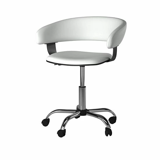 Linon Gas Lift Desk Chair Black 1 Linon Gas Lift Desk Chair Black