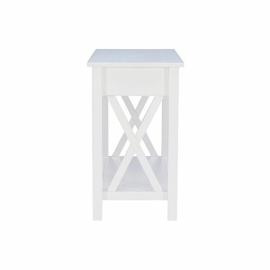 Linon Davis 2-Drawer Console Table Black 4 Linon Davis 2-Drawer Console Table Black - Image 4