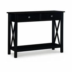 Linon Davis 2-Drawer Console Table Black 15 Linon Davis 2-Drawer Console Table Black -Linon Sales Store unnamed file 1749