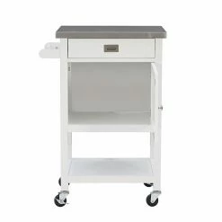 Linon Sydney Rolling Kitchen Cart Gray -Linon Sales Store unnamed file 1798