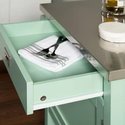 Linon Sydney Rolling Kitchen Cart Gray -Linon Sales Store unnamed file 1799