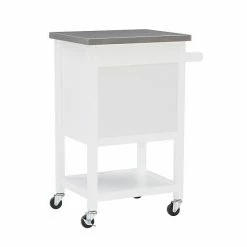 Linon Sydney Rolling Kitchen Cart Gray -Linon Sales Store unnamed file 1800