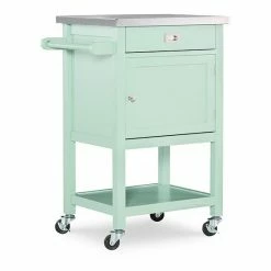 Linon Sydney Rolling Kitchen Cart Gray -Linon Sales Store unnamed file 1804