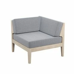 Linon Summerlyn Corner Accent Chair Natural