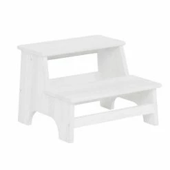 Linon Tyler Bed Step Stool Brown
