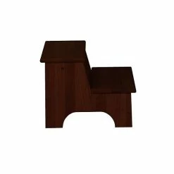 Alternative view of Linon Tyler Bed Step Stool Brown