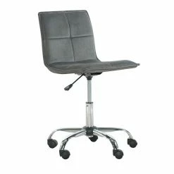 Linon Bristol Quilted Office Chair Gray 13 Linon Bristol Quilted Office Chair Gray -Linon Sales Store unnamed file 1916
