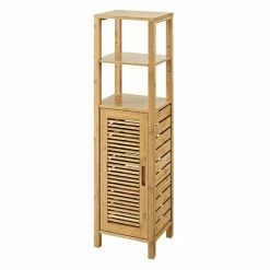 Linon Bracken Bamboo Storage Cabinet