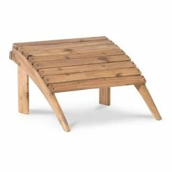 Linon Adirondack Ottoman Teak