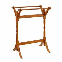 Linon Blanket Rack Oak
