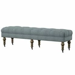 Linon Isabelle Tufted Ottoman Bench Pink -Linon Sales Store unnamed file 2045
