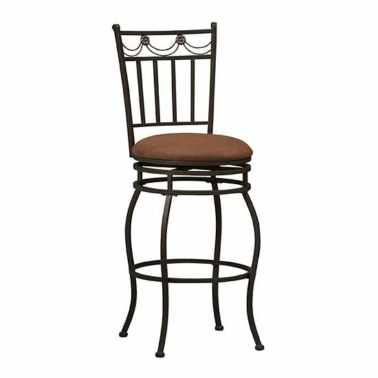 Linon Swag Swivel Counter Stool 1 Linon Swag Swivel Counter Stool