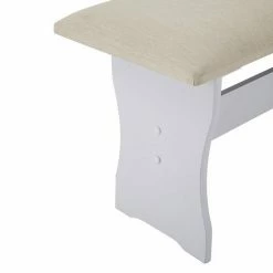 Linon Sibert Storage Corner Nook Bench And Dining Table 3-piece Set Beige -Linon Sales Store unnamed file 2133