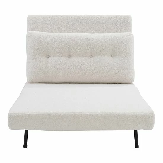Linon Hilda Fold Out Chair Lounger Bed 9 Linon Hilda Fold Out Chair Lounger Bed - Image 9