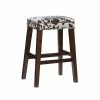 Linon Walt Bar Stool Gray